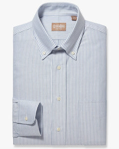Blue Stripe Cambridge Oxford Cloth Button Down