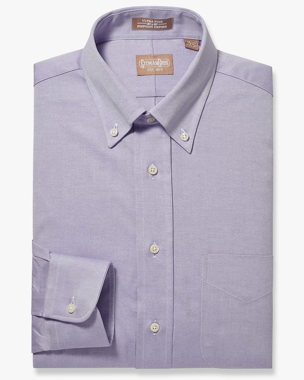 Lavender Pinpoint Button Down