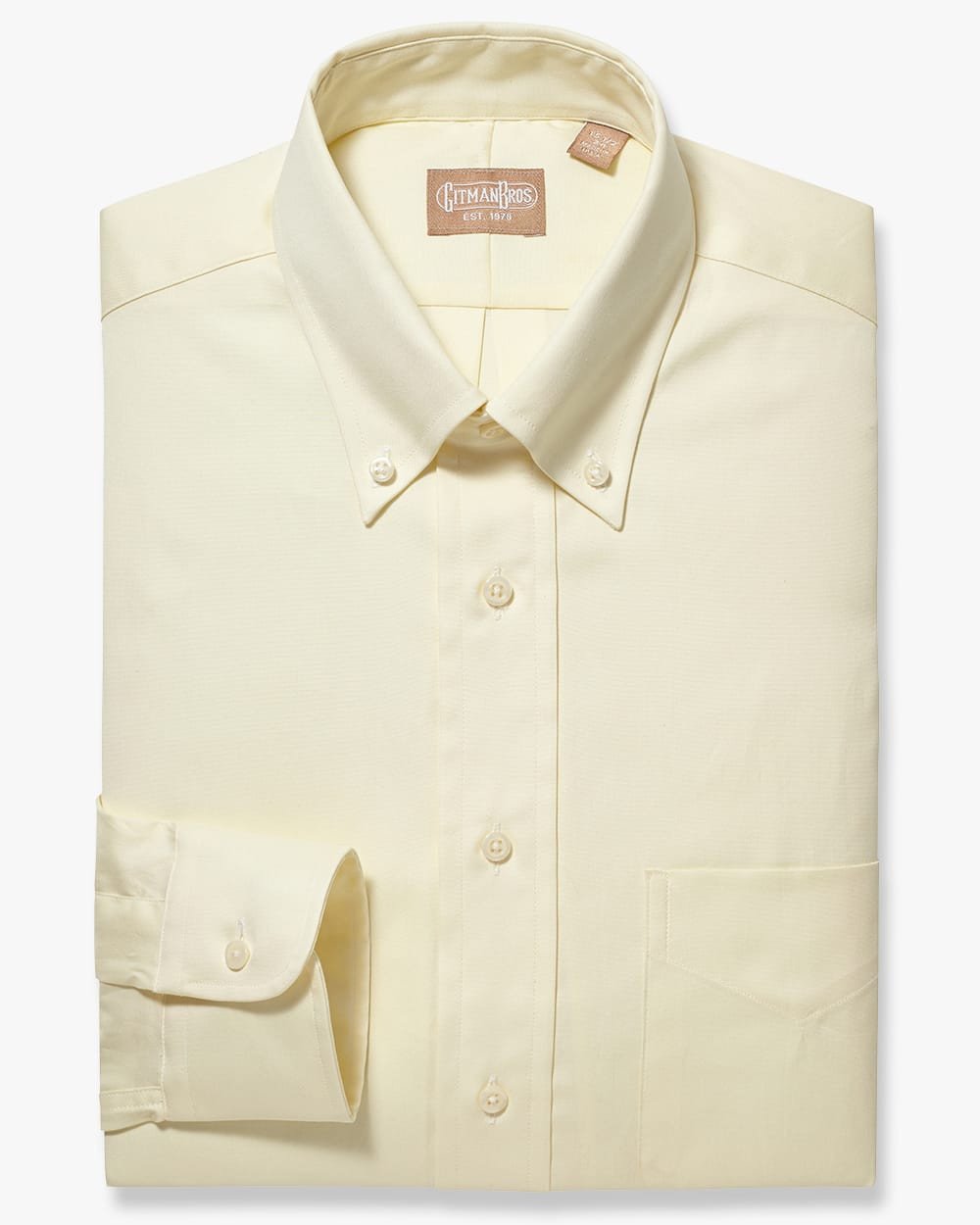 Eggshell Pinpoint Button Down