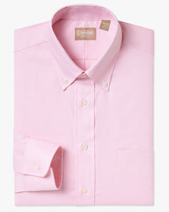 New Pink Pinpoint Button Down