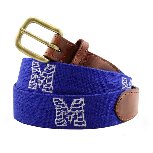 University of Memphis Needlepoint Belt