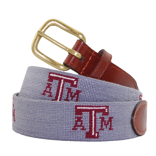 Texas A & M University Needlepoint Belt