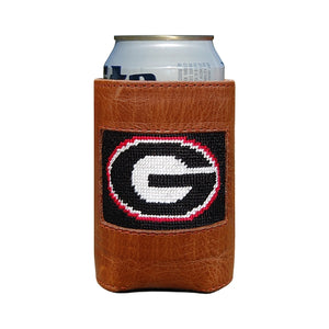 University of Georgia Needlepoint Can Cooler