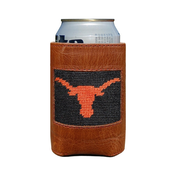 University of Texas Needlepoint Can Cooler