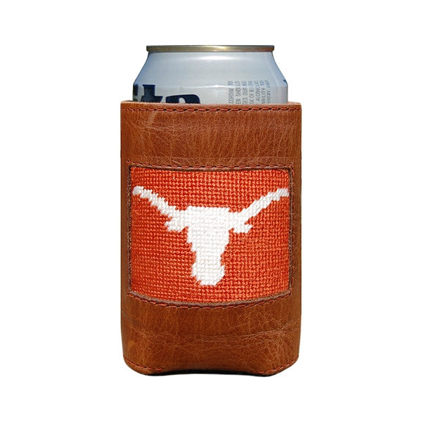 University of Texas Needlepoint Can Cooler