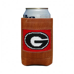 University of Georgia Needlepoint Can Cooler