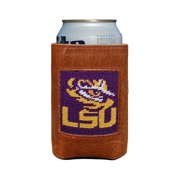 Louisiana State University Needlepoint Can Cooler