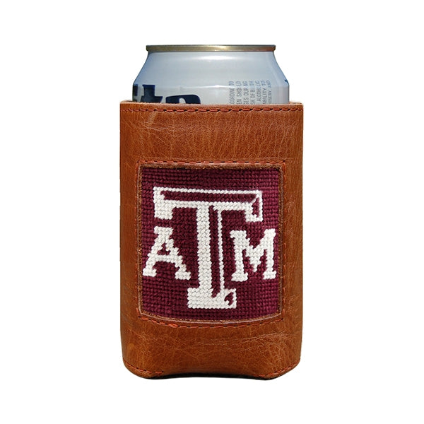 Texas A & M University Needlepoint Can Cooler