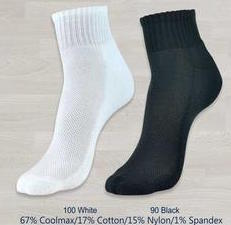 Byford Cotton CoolMax Athletic 1/4 Top Sock