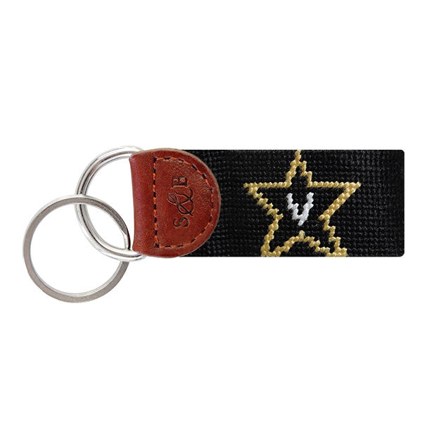 Vanderbilt University Needlepoint Key Fob