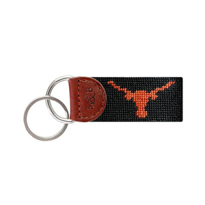 University of Texas Needlepoint Key Fob