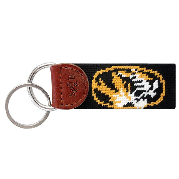 University of Missouri Needlepoint Key Fob