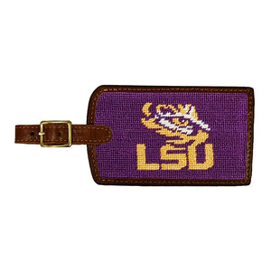 Louisiana State University Needlepoint Luggage Tag
