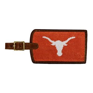 Copy of University of Texas Needlepoint Luggage Tag