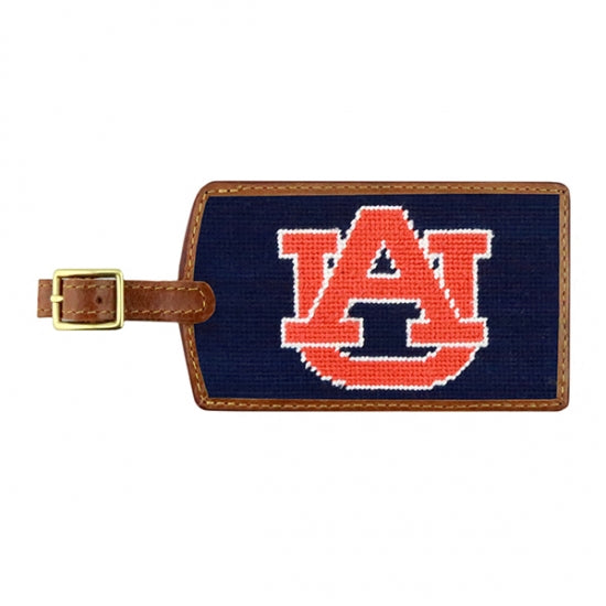 Auburn University Needlepoint Luggage Tag